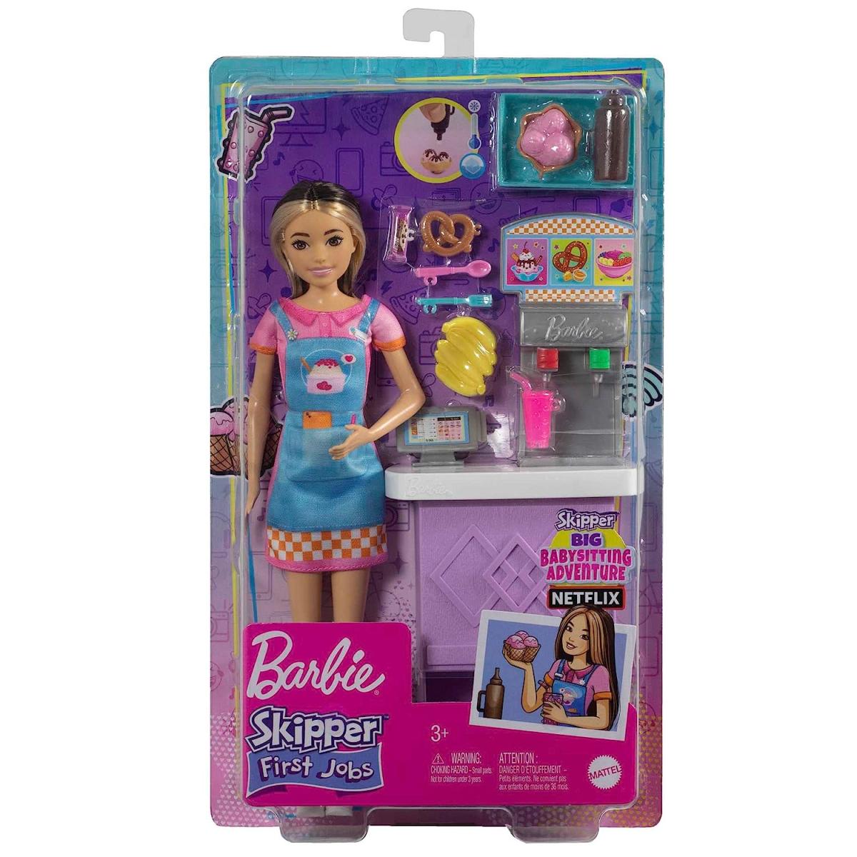 BARBIE SKIPPER PLAYSET BAR DE BOCADILLOS