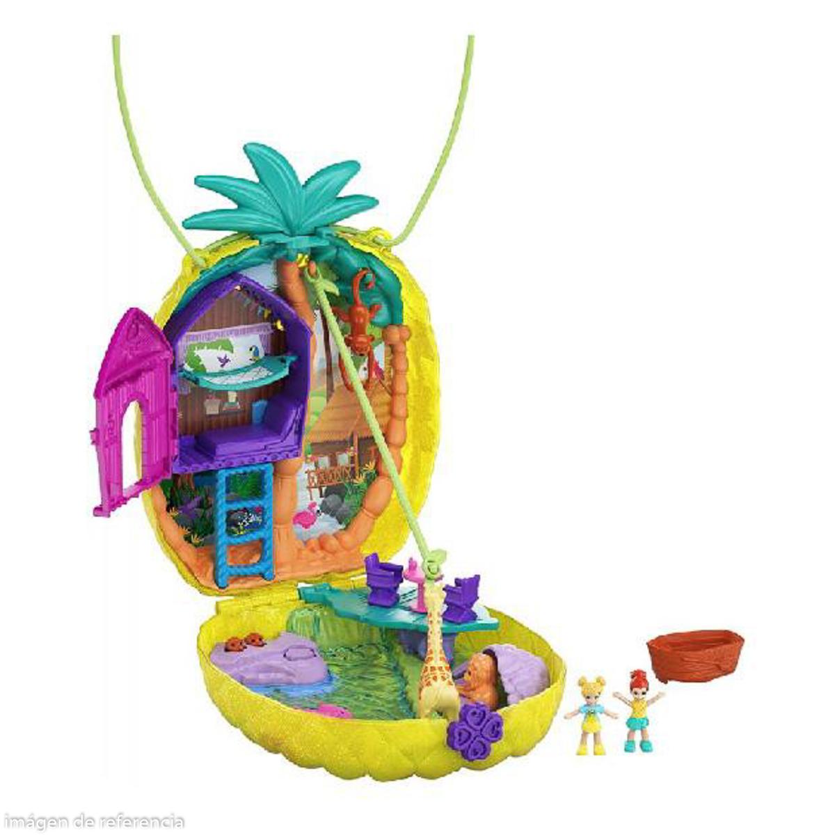 POLLY POCKET SET CARTERA DE PIÑA TROPICO