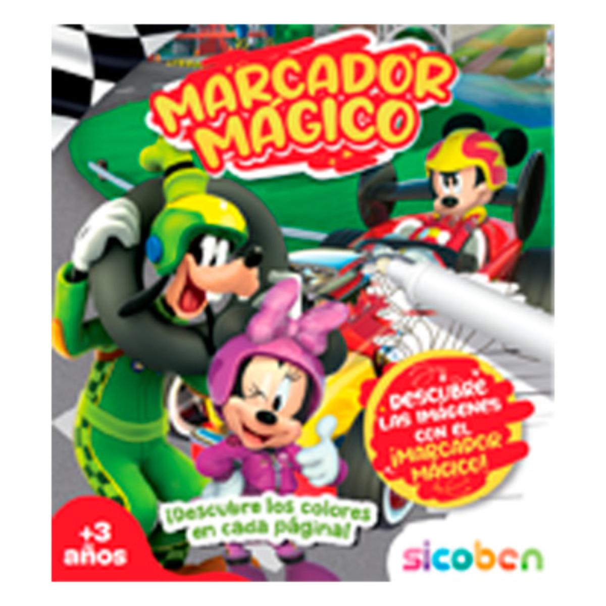 LIBRO C/MARCADOR MAGICO 12 PG DISNEY SUR