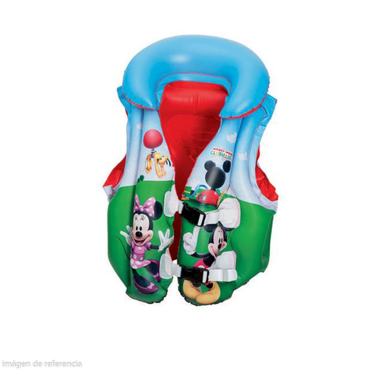 CHALECO SALVA VIDA MICKEY INFLABLE