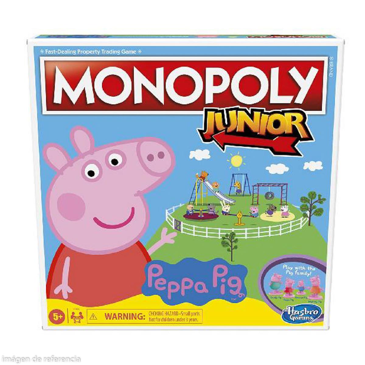 JUEGO DE MESA MONOPOLY JUNIOR PEPPA PIG