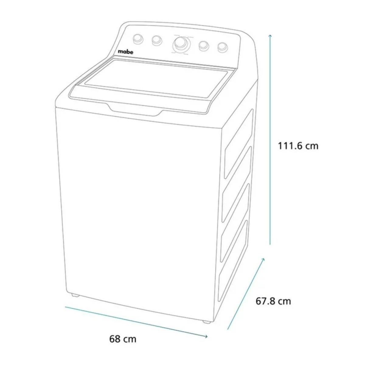 LAVADORA 24KG AQUA SAVER HE BLANCA