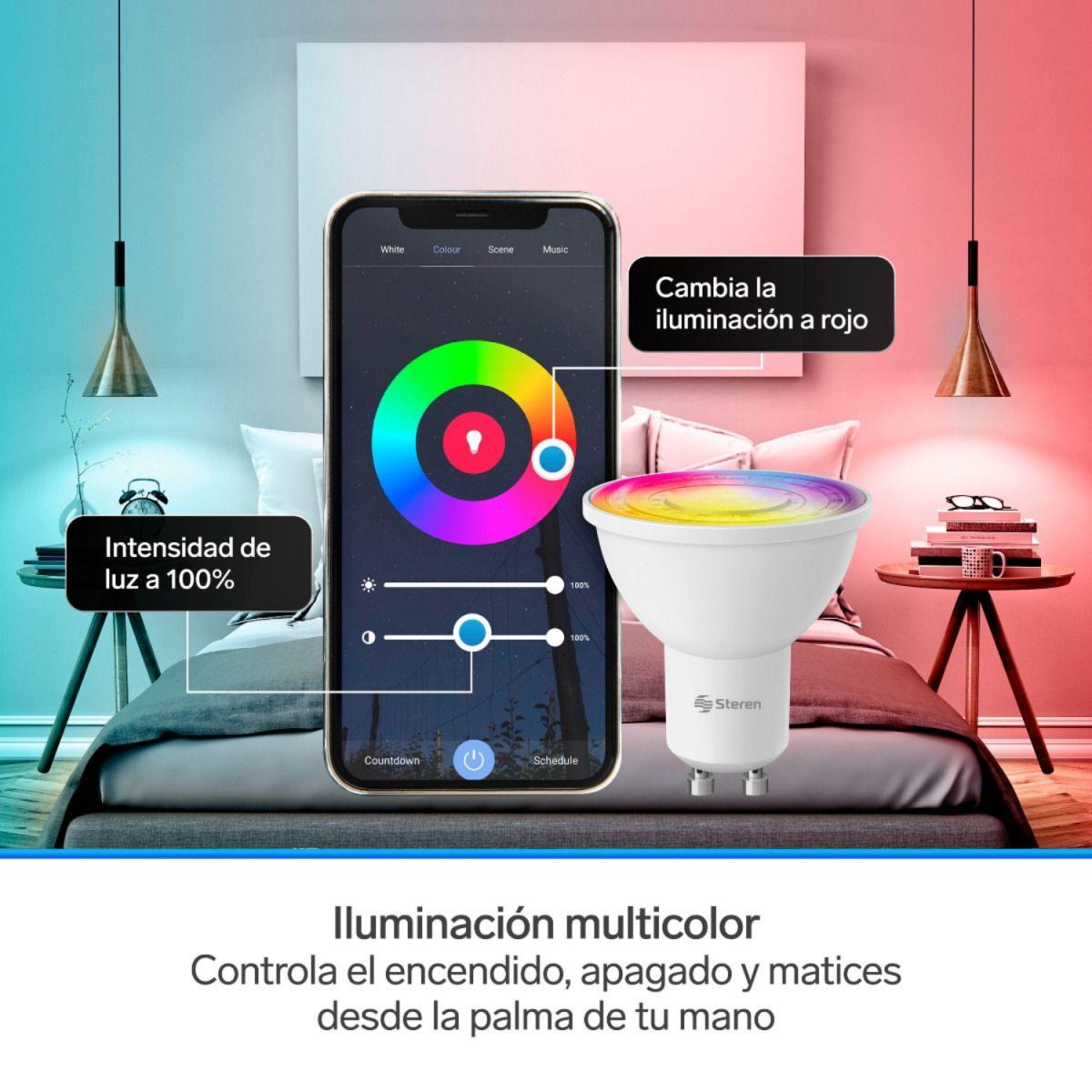 FOCO LED DICROICO RGB 5W WIFI