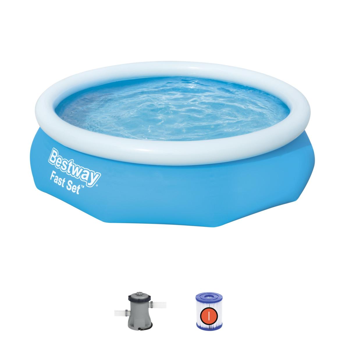 PISCINA INFLABLE REDONDA 2.44x0.6M