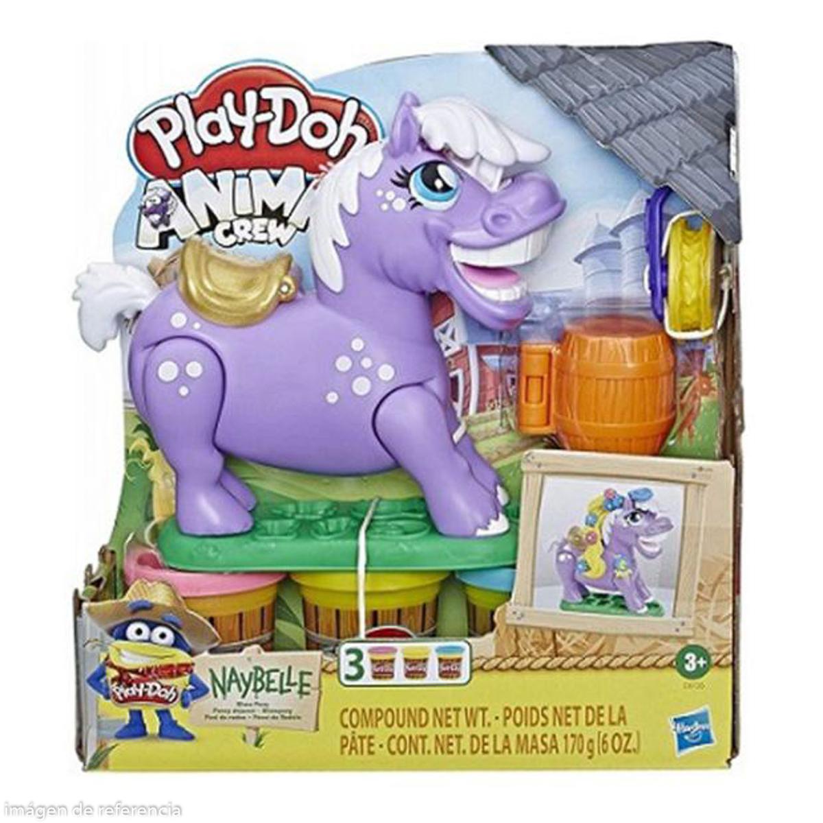 PLAY DOH ANIMAL CREW NAYBELLE PONI DE RO