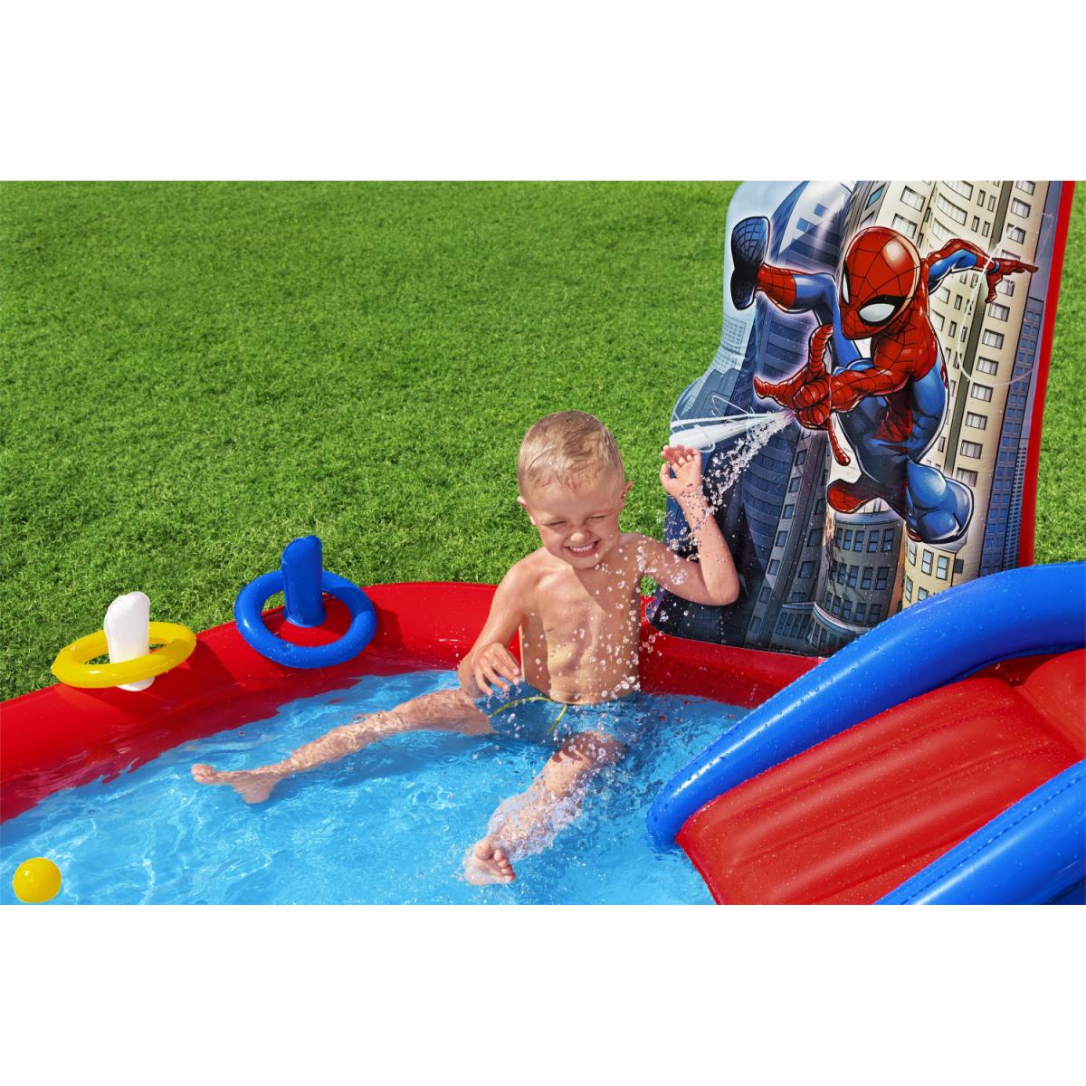 PLAYSET INFLABLE SPIDERMAN 2.11X2.06X1.2