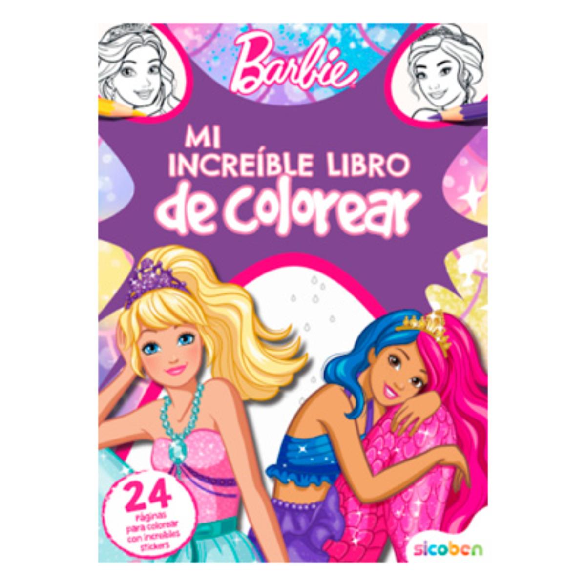 MI INCREIBLE LIBRO DE COLOREAR BARBIE 24